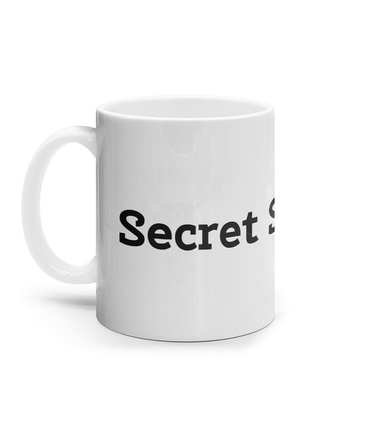 10oz Printed Mug Secret Santa Sucks